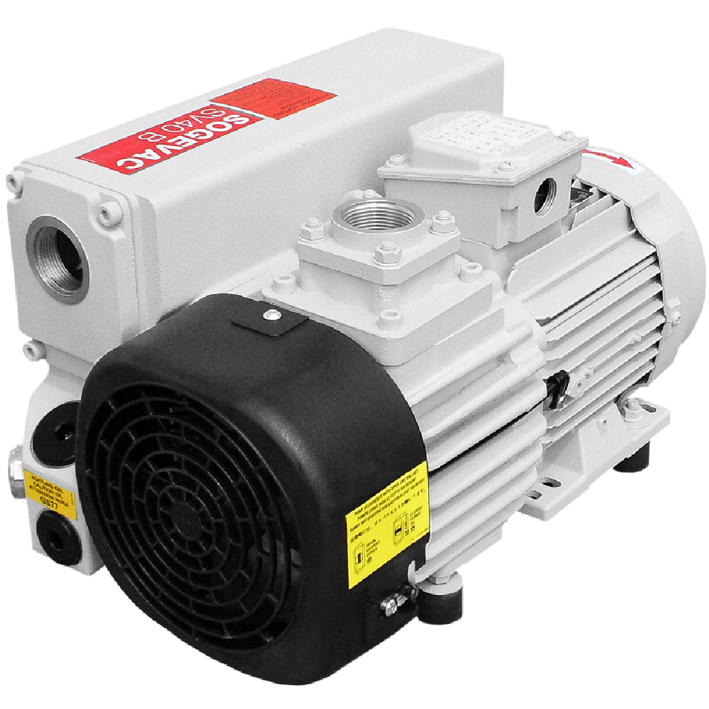 Leybold Sogevac SV40B SV 40B Single Stage Rotary Vane Vacuum Pump, 210–240  & 360–420 V @60 Hz. Leybold PN: 960324